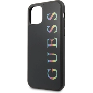 Etui Guess GUHCN61LGMLBK Apple iPhone 11 czarny/black hard case Glitter Logo