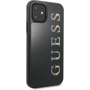 Etui Guess GUHCN61LGMLBK Apple iPhone 11 czarny/black hard case Glitter Logo