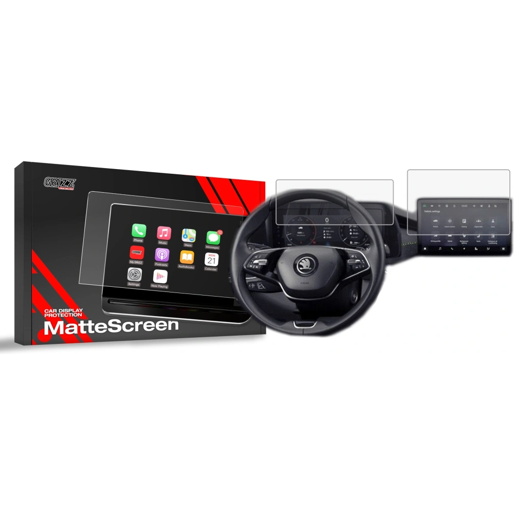Hurtownia GSM - Matt fólia GrizzGlass CarDisplay védelem Skoda Superb 4 13" 2024 [2w1] - GRZ9169 - {ean13} - Hurt