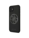 Hurtownia GSM - Etui Guess GUHCN61LS4GBK Apple iPhone 11 black/czarny hard case Silicone 4G Tone On Tone - GUE214BLK - {ean13} - Hurt