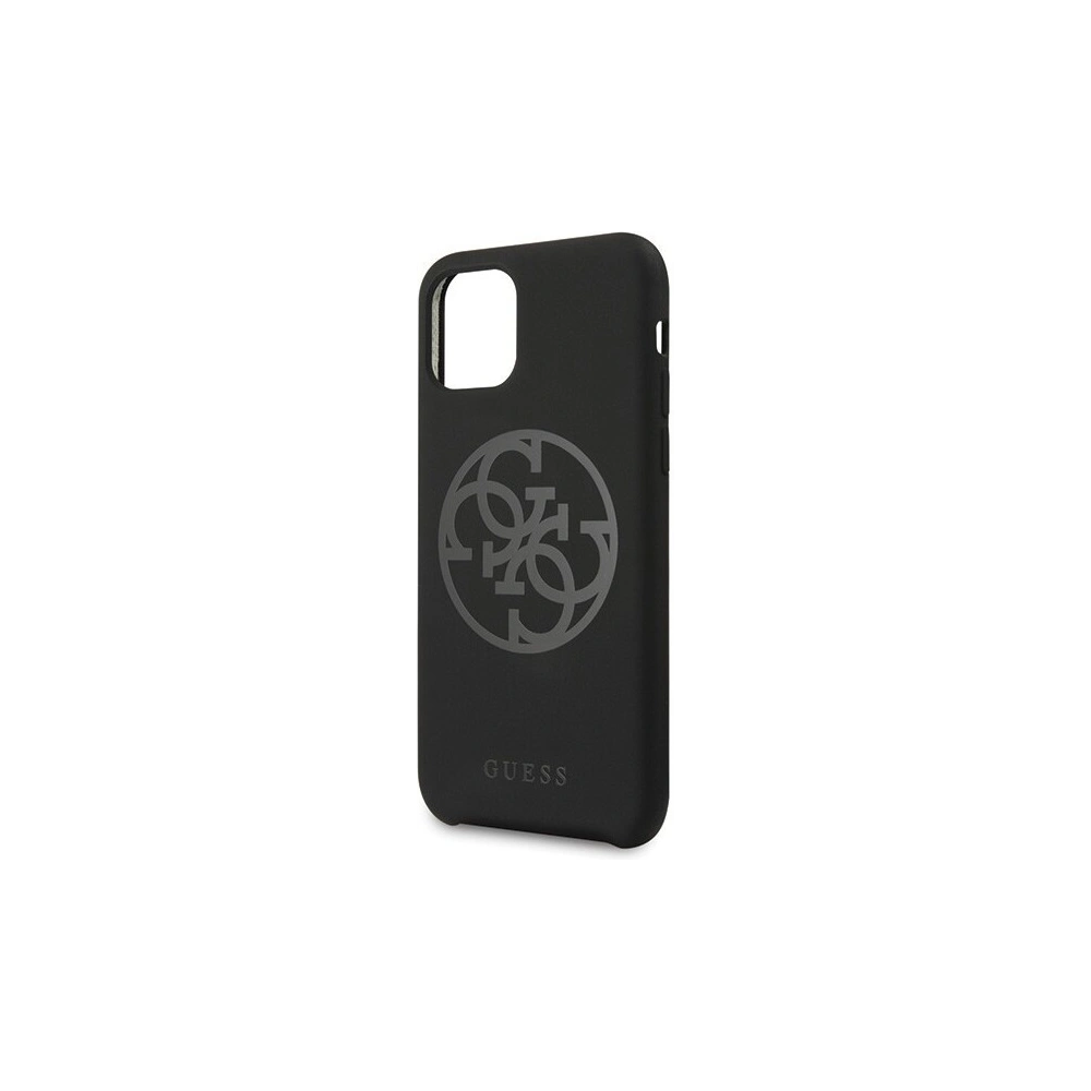 Hurtownia GSM - Etui Guess GUHCN61LS4GBK Apple iPhone 11 black/czarny hard case Silicone 4G Tone On Tone - GUE214BLK - {ean13} - Hurt