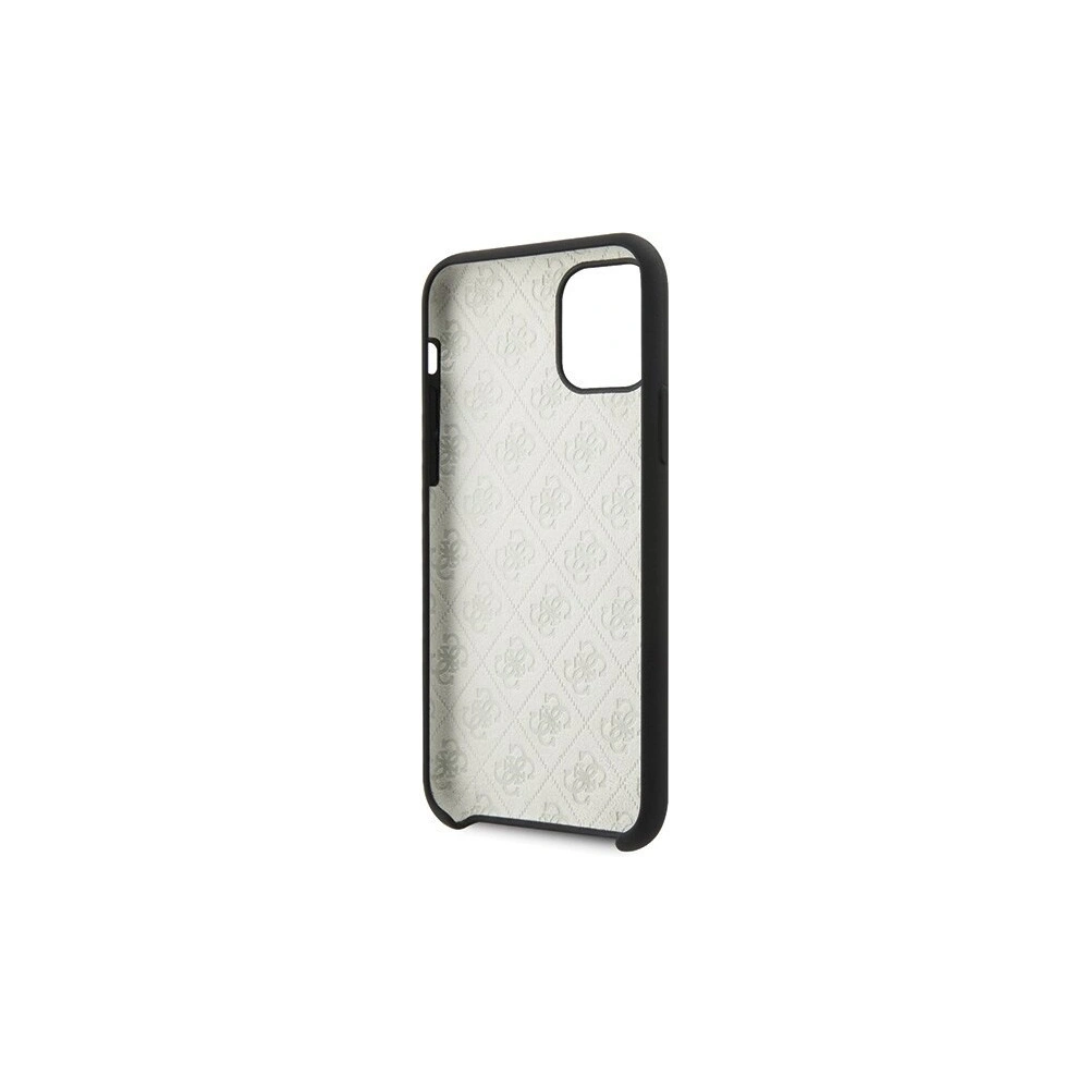 Hurtownia GSM - Etui Guess GUHCN61LS4GBK Apple iPhone 11 black/czarny hard case Silicone 4G Tone On Tone - GUE214BLK - {ean13} - Hurt