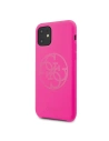 Hurtownia GSM - Etui Guess GUHCN61LS4GFU Apple iPhone 11 fuksja/fuchsia hard case Silicone 4G Tone On Tone - GUE215FKS - {ean13} - Hurt