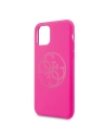 Hurtownia GSM - Etui Guess GUHCN61LS4GFU Apple iPhone 11 fuksja/fuchsia hard case Silicone 4G Tone On Tone - GUE215FKS - {ean13} - Hurt