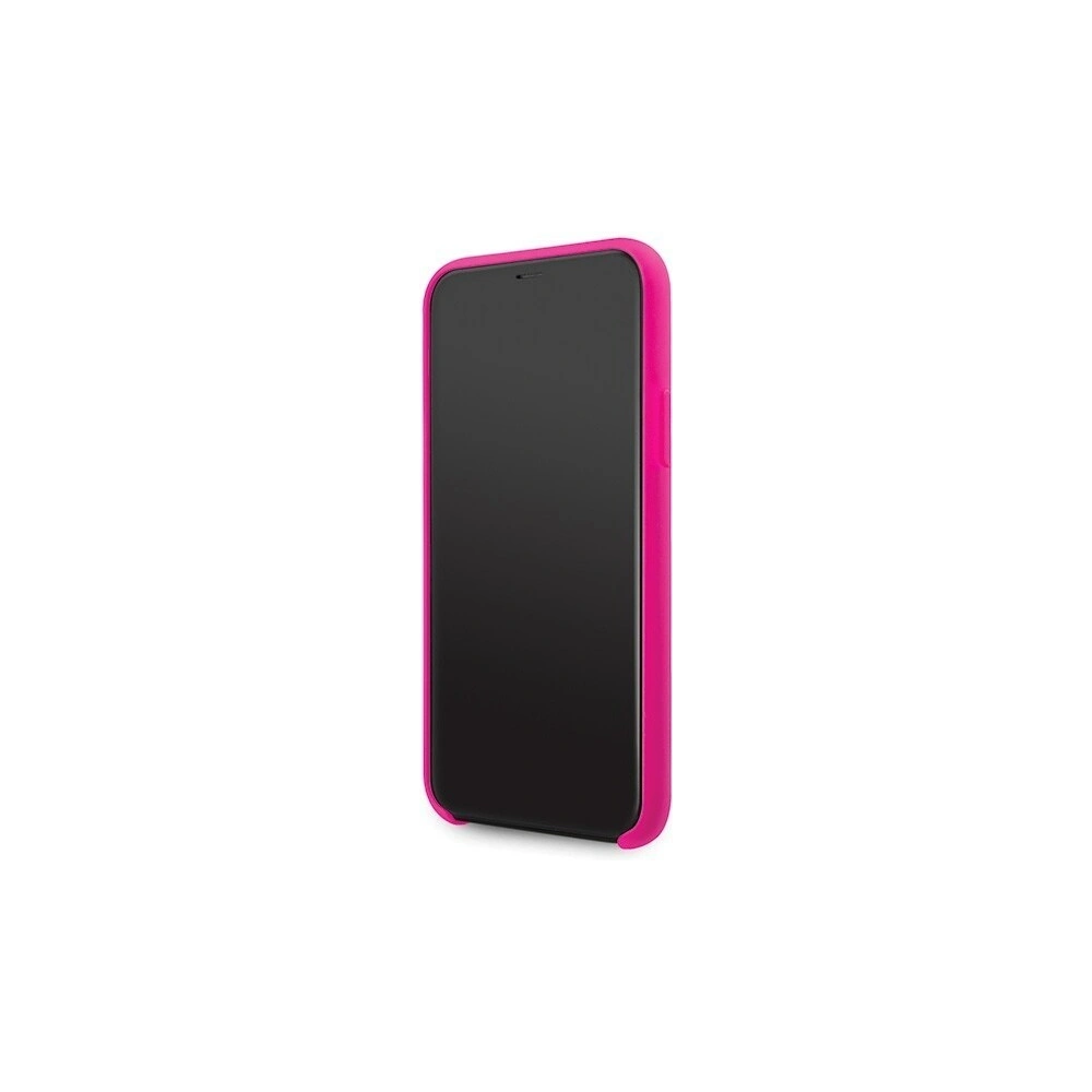 Hurtownia GSM - Etui Guess GUHCN61LS4GFU Apple iPhone 11 fuksja/fuchsia hard case Silicone 4G Tone On Tone - GUE215FKS - {ean13} - Hurt