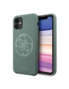 Etui Guess GUHCN61LS4GKA Apple iPhone 11 khaki hard case Silicone 4G Tone On Tone