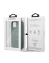 Hurtownia GSM - Etui Guess GUHCN61LS4GKA Apple iPhone 11 khaki hard case Silicone 4G Tone On Tone - GUE216KHA - {ean13} - Hurt