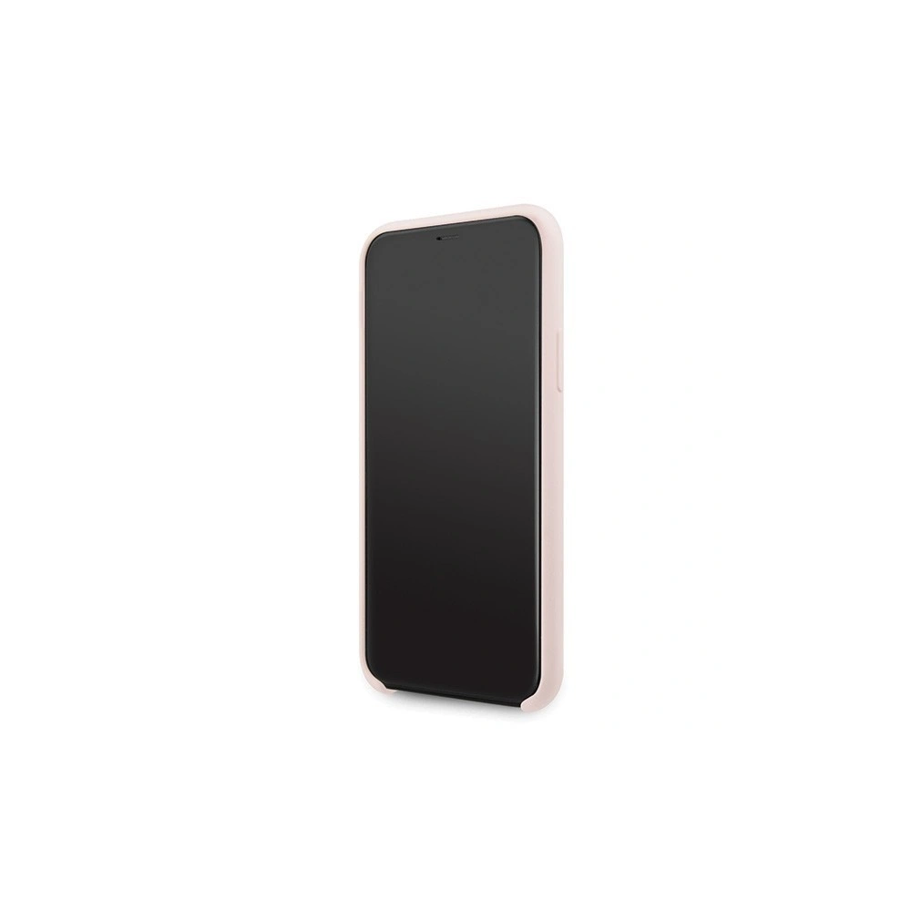 Hurtownia GSM - Etui Guess GUHCN61LS4GLP Apple iPhone 11 light pink/jasnoróżowy hard case Silicone 4G Tone On Tone - GUE217PNK - {ean13} - Hurt
