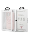 Wholesale Guess GUHCN61LS4GLP iPhone 11 light pink hard case Silicone 4G Tone On Tone - GUE217PNK - {ean13} - Hurt