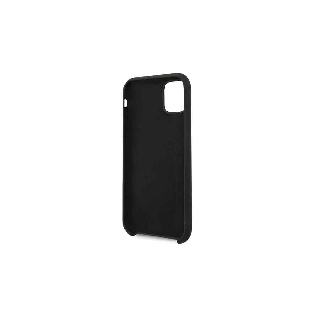 Hurtownia GSM - Etui Guess GUHCN61LSLMGBK Apple iPhone 11 black/czarny hard case Silicone Vintage Gold Logo - GUE218BLK - {ean13} - Hurt