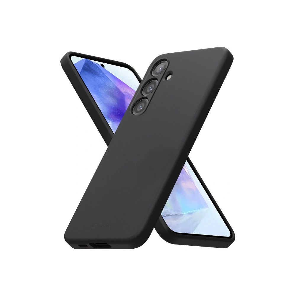 Hurtownia GSM - Etui Crong színes borító Samsung Galaxy A55 5G fekete - CRG722 - {ean13} - Hurt