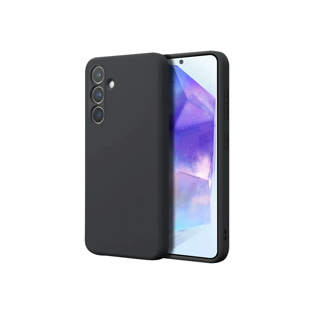 Hurtownia GSM - Etui Crong Color Cover Samsung Galaxy A55 5G černé - CRG722 - {ean13} - Hurt
