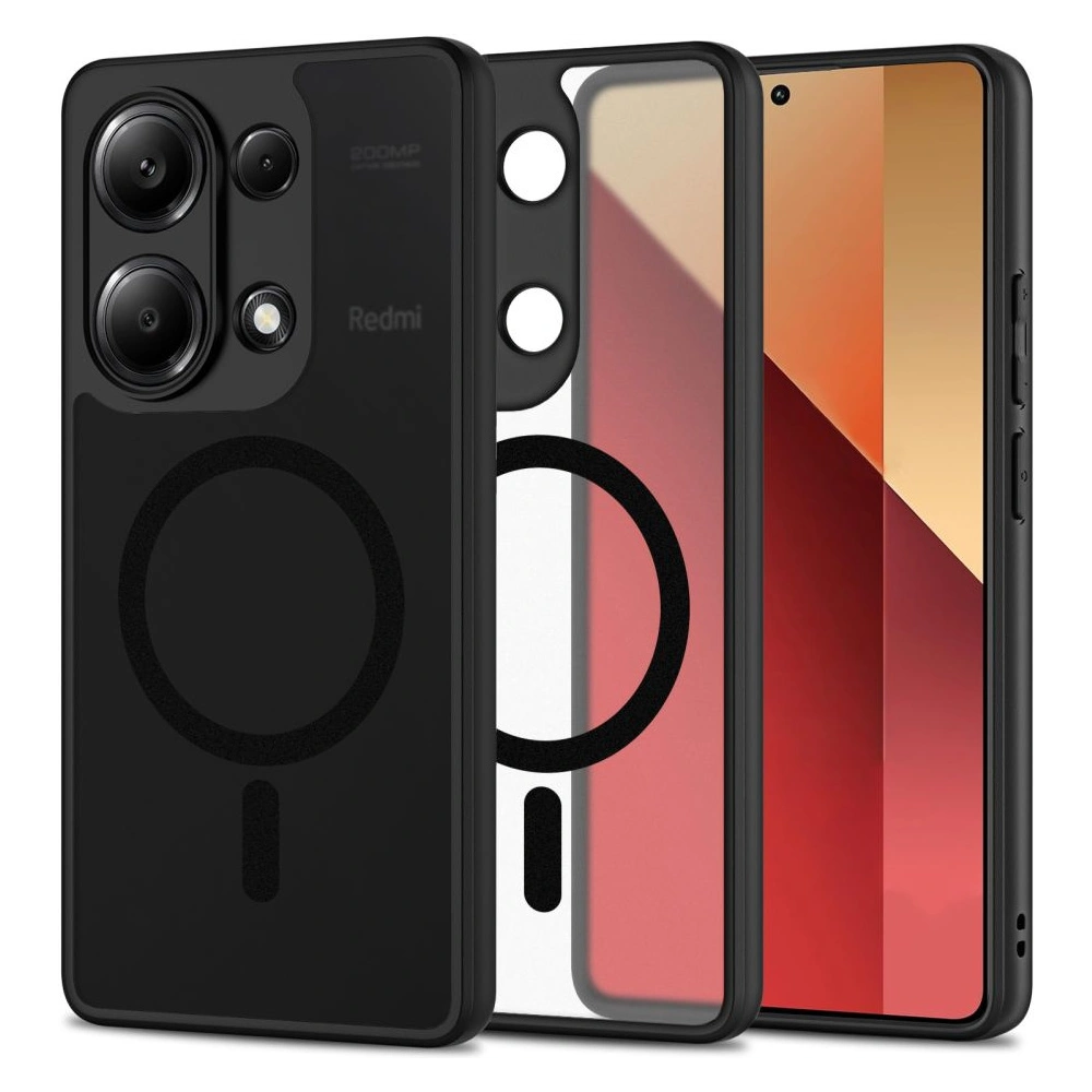 Hurtownia GSM - Etui Tech-Protect MagMat MagSafe Xiaomi Redmi Note 13 Pro 4G matná černá - THP2769 - {ean13} - Hurt