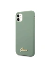 Hurtownia GSM - Etui Guess GUHCN61LSLMGKA Apple iPhone 11 khaki hard case Silicone Vintage Gold Logo - GUE220KHA - {ean13} - Hurt