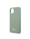 Hurtownia GSM - Etui Guess GUHCN61LSLMGKA Apple iPhone 11 khaki hard case Silicone Vintage Gold Logo - GUE220KHA - {ean13} - Hurt