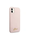 Hurtownia GSM - Etui Guess GUHCN61LSLMGLP Apple iPhone 11 jasnoróżowy/light pink hard case Silicone Vintage Gold Logo - GUE221PNK - {ean13} - Hurt