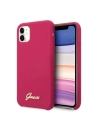 Hurtownia GSM - Etui Guess GUHCN61LSLMGRE Apple iPhone 11 roșu/burgundy carcasă dură din silicon Vintage Gold Logo - GUE222RED - {ean13} - Hurt