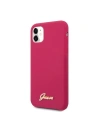 Hurtownia GSM - Etui Guess GUHCN61LSLMGRE Apple iPhone 11 roșu/burgundy carcasă dură din silicon Vintage Gold Logo - GUE222RED - {ean13} - Hurt