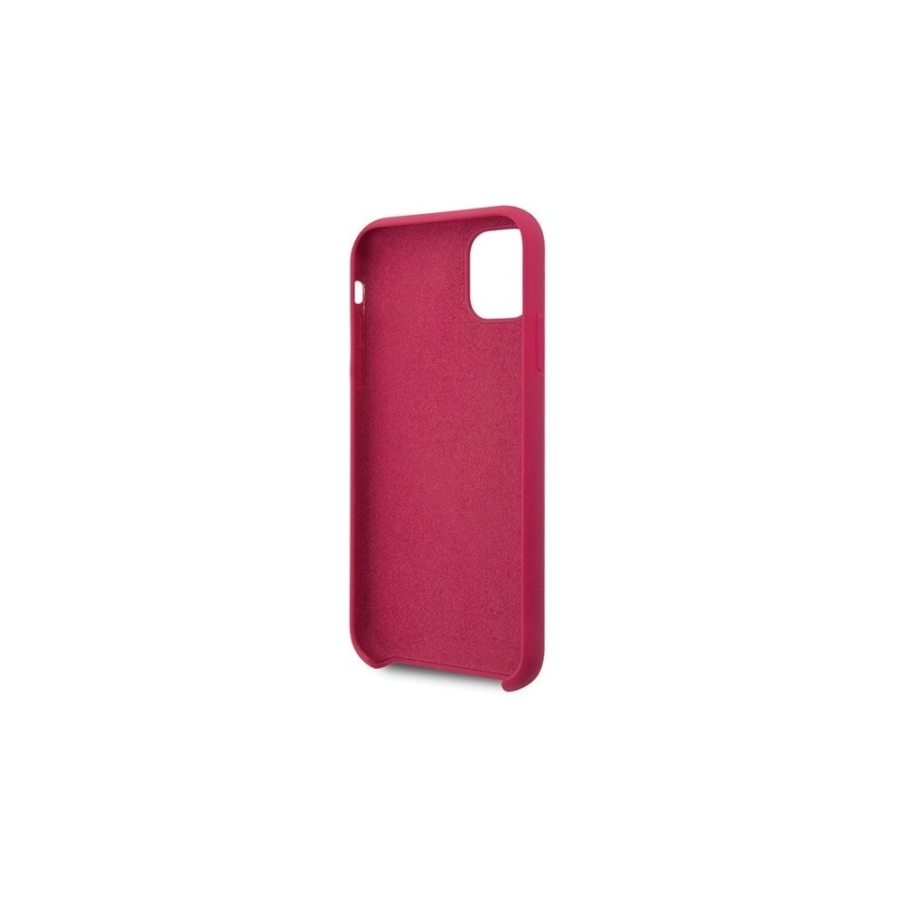 Hurtownia GSM - Etui Guess GUHCN61LSLMGRE Apple iPhone 11 roșu/burgundy carcasă dură din silicon Vintage Gold Logo - GUE222RED - {ean13} - Hurt