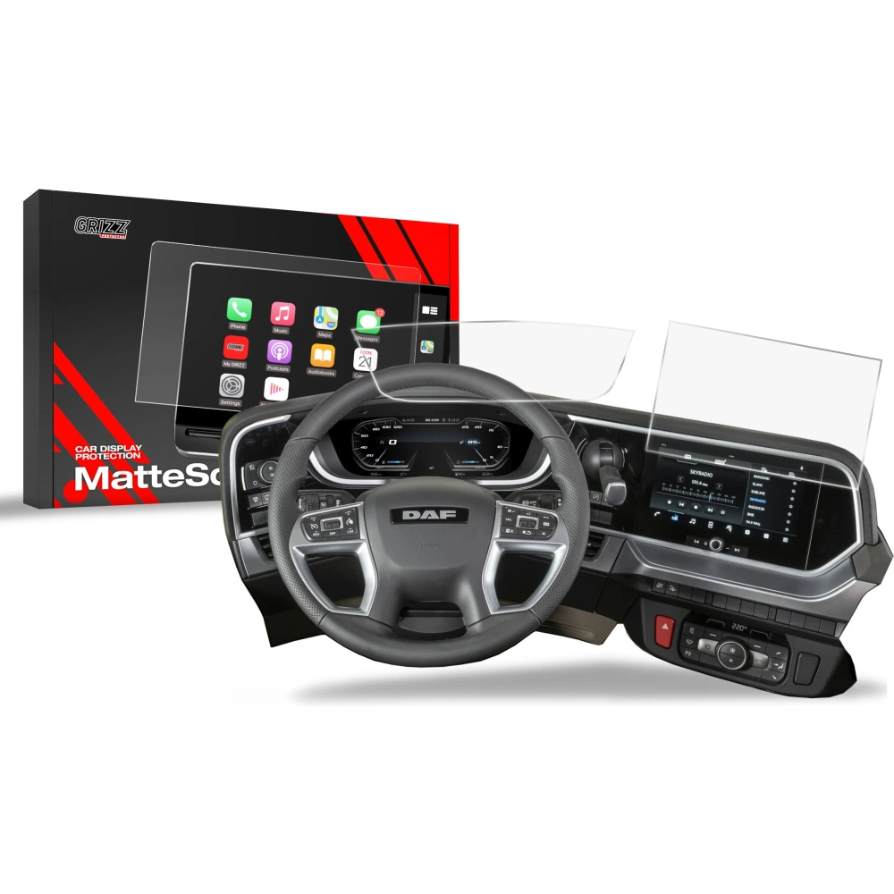 Hurtownia GSM - Matt fólia GrizzGlass CarDisplay védelem DAF XDC NGD [2w1] - GRZ9241 - {ean13} - Hurt