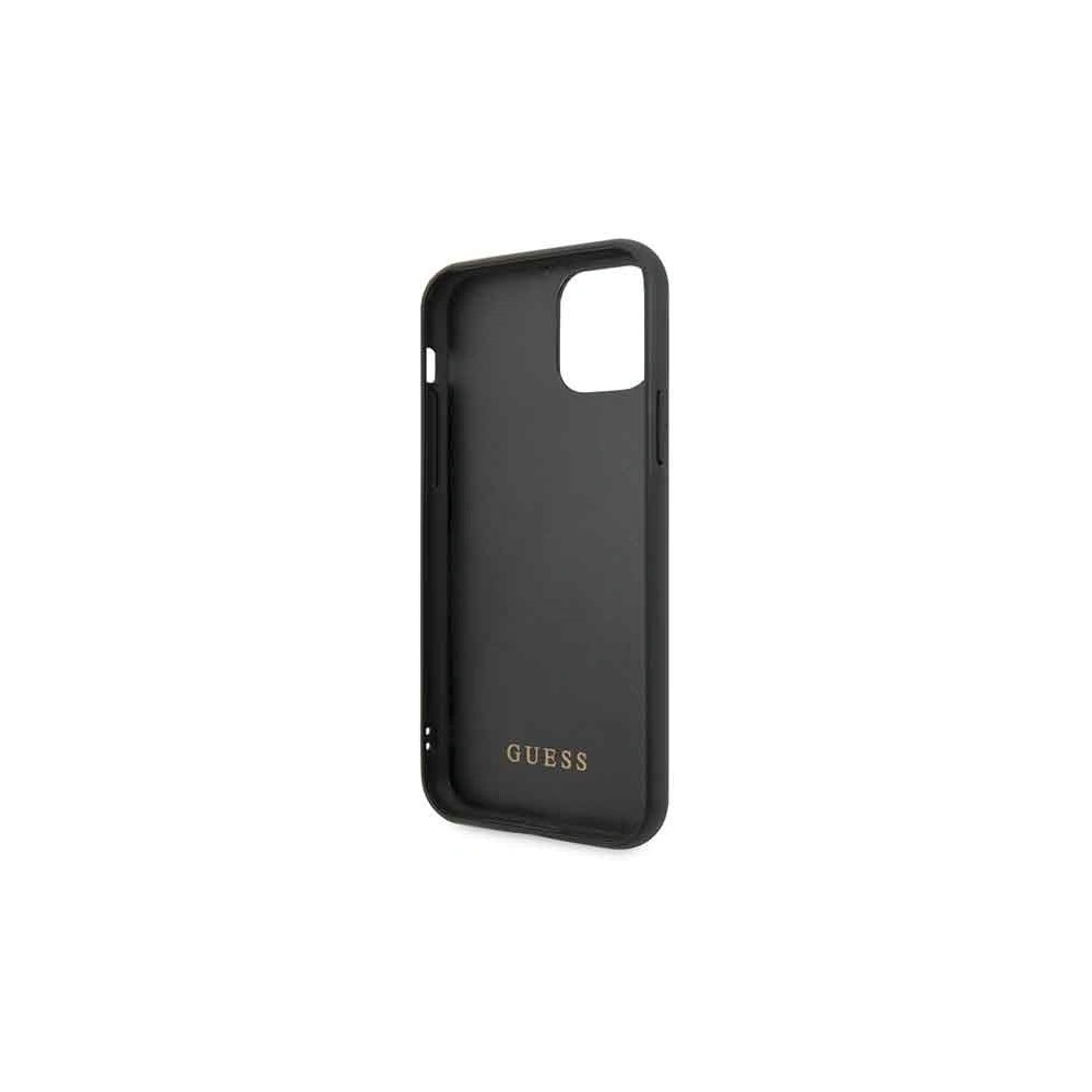 Hurtownia GSM - Etui Guess GUHCN61MGGWH Apple iPhone 11 biały/white hard case Glitter Marble Glass - GUE224WHT - {ean13} - Hurt
