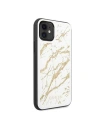 Hurtownia GSM - Etui Guess GUHCN61MGGWH Apple iPhone 11 weiß/white hard case Glitter Marble Glass - GUE224WHT - {ean13} - Hurt