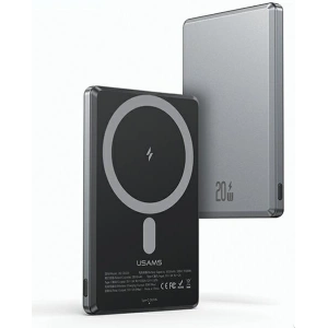 Hurtownia GSM - Powerbank wireless USAMS US-CD220 5000mAh 20W Încărcare rapidă gri închis. - USA1088 - {ean13} - Hurt
