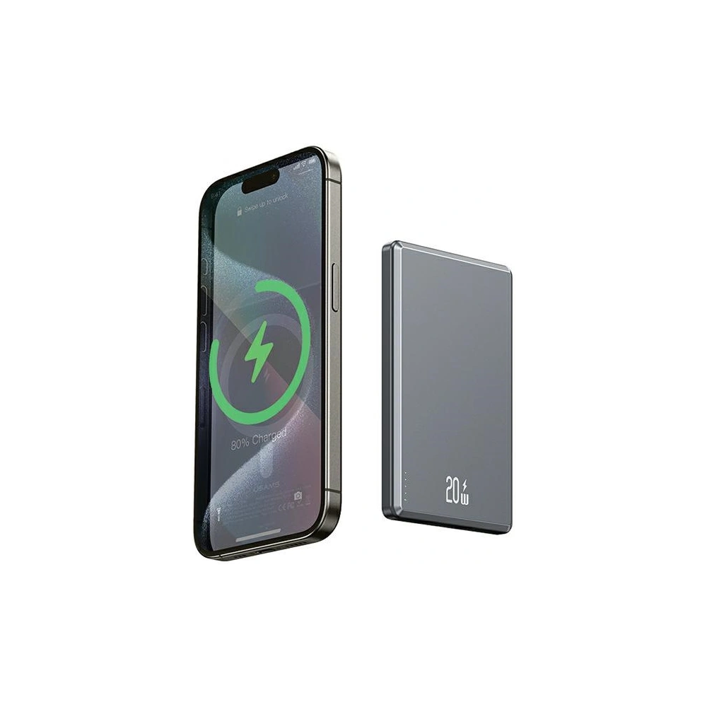 Hurtownia GSM - Bezdrátový powerbank USAMS US-CD220 5000mAh 20W Fast Charge fialový/purple - USA1089 - {ean13} - Hurt