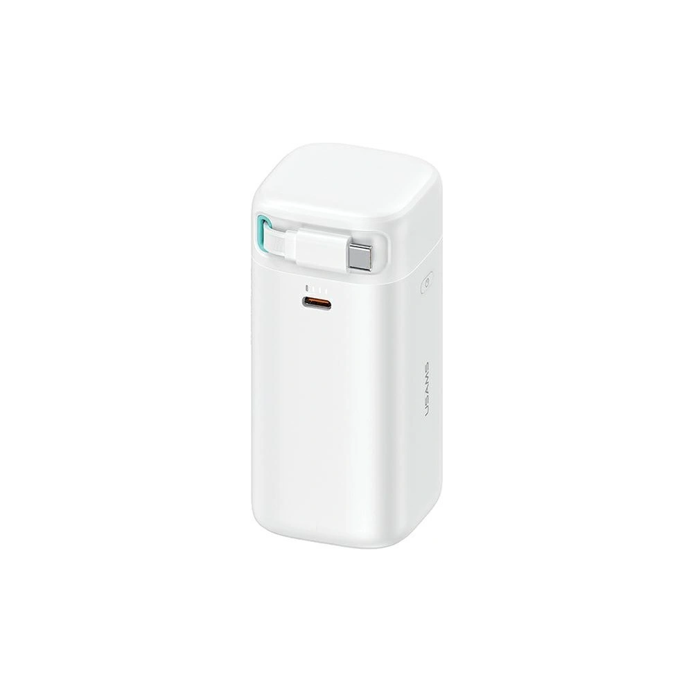 Hurtownia GSM - Powerbank USAMS US-CD216 18000mAh PD 45W Încărcare Rapidă XMF Series + cablu USB-C alb/white - USA1090 - {ean13} - Hurt