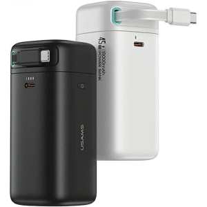 Hurtownia GSM - Powerbank USAMS US-CD216 18000mAh PD 45W Încărcare Rapidă XMF Series + cablu USB-C alb/white - USA1090 - {ean13} - Hurt