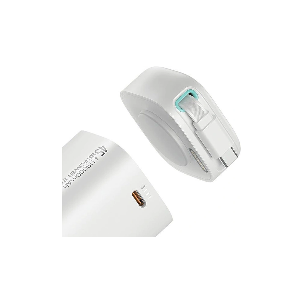Hurtownia GSM - Powerbank USAMS US-CD216 18000mAh PD 45W Încărcare Rapidă XMF Series + cablu USB-C alb/white - USA1090 - {ean13} - Hurt
