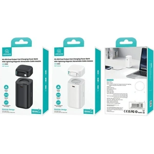 Hurtownia GSM - Powerbank USAMS US-CD217 18000mAh PD 45W Fast Charge XMF Series + kabel Lightning biały/white - USA1092 - {ean13} - Hurt