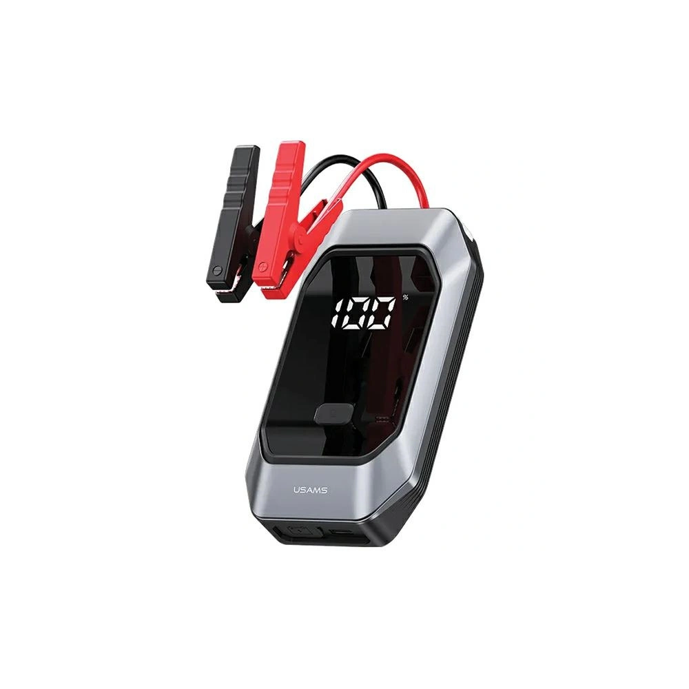 Hurtownia GSM - Dispozitiv de pornire USAMS US-ZB284 pentru mașină, cu powerbank și funcție de lanternă, negru. - USA1094 - {ean13} - Hurt
