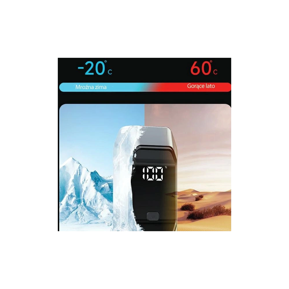 Hurtownia GSM - Dispozitiv de pornire USAMS US-ZB284 pentru mașină, cu powerbank și funcție de lanternă, negru. - USA1094 - {ean13} - Hurt