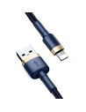 Hurtownia GSM - Kabel USB Lightning Baseus Cafule 2.4A 1m (złoto-granatowy) - BSU648GLDBLU - {ean13} - Hurt