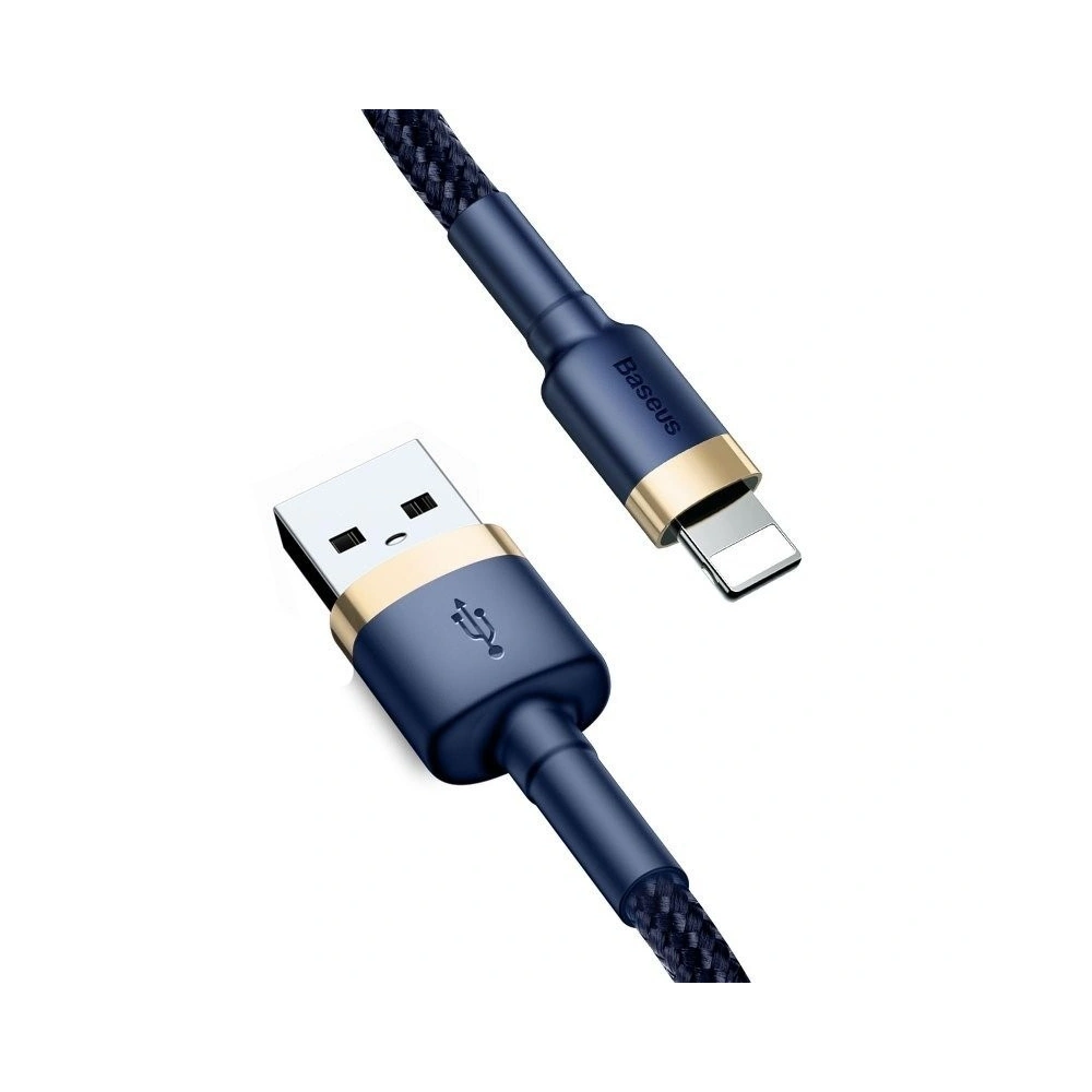 Hurtownia GSM - Kabel USB Lightning Baseus Cafule 2.4A 1m (złoto-granatowy) - BSU648GLDBLU - {ean13} - Hurt