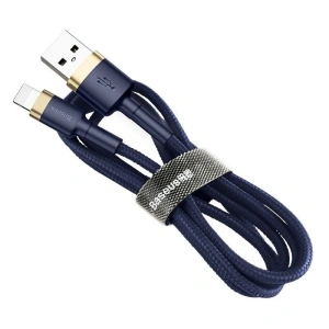 Hurtownia GSM - Kabel USB Lightning Baseus Cafule 2.4A 1m (złoto-granatowy) - BSU648GLDBLU - {ean13} - Hurt