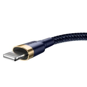 Hurtownia GSM - Kabel USB Lightning Baseus Cafule 2.4A 1m (złoto-granatowy) - BSU648GLDBLU - {ean13} - Hurt