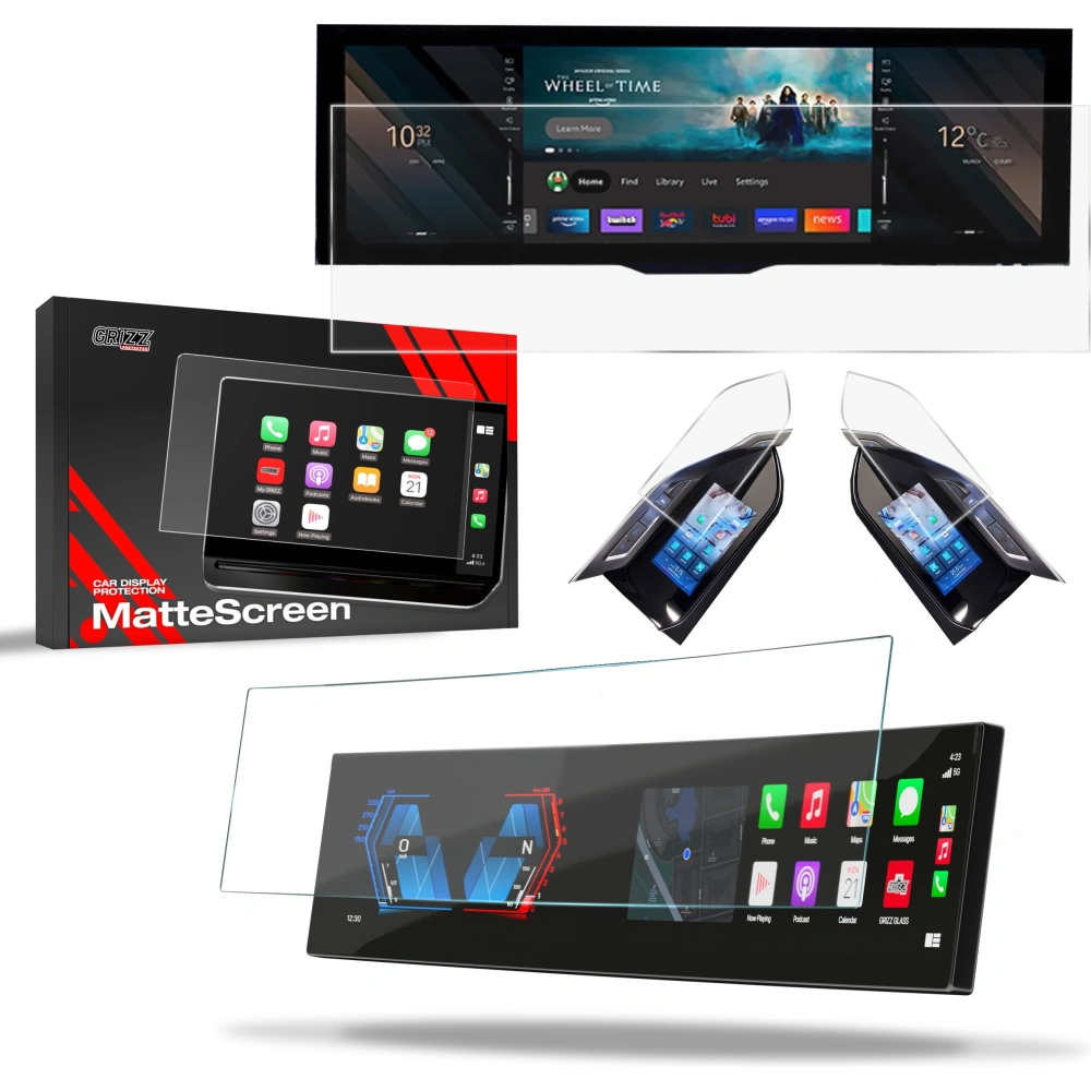 Fólie matná GrizzGlass CarDisplay Protection pro BMW 7 G70 2023-2024 [4w1]