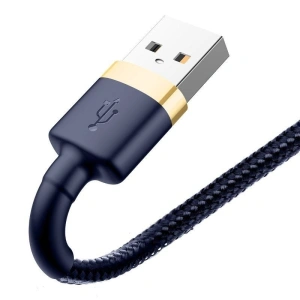 Hurtownia GSM - Kabel USB Lightning Baseus Cafule 2.4A 1m (złoto-granatowy) - BSU648GLDBLU - {ean13} - Hurt