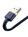 Hurtownia GSM - Kabel USB Lightning Baseus Cafule 2.4A 1m (złoto-granatowy) - BSU648GLDBLU - {ean13} - Hurt