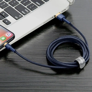 Hurtownia GSM - Kabel USB Lightning Baseus Cafule 2.4A 1m (złoto-granatowy) - BSU648GLDBLU - {ean13} - Hurt