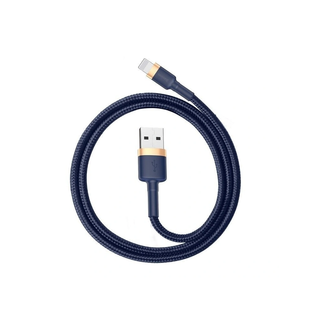 Hurtownia GSM - Kabel USB Lightning Baseus Cafule 1.5A 2m (złoto-granatowy) - BSU649GLDBLU - {ean13} - Hurt