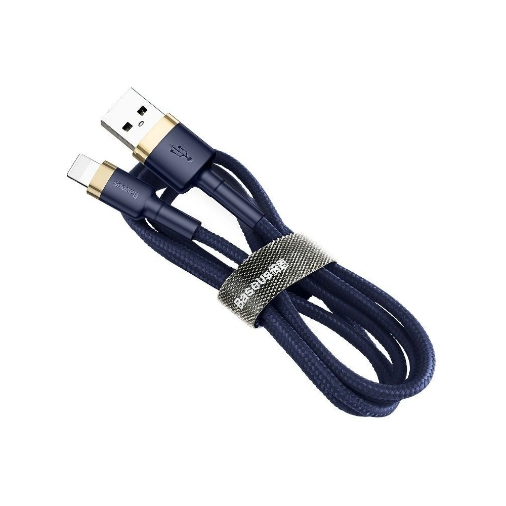Hurtownia GSM - Kabel USB Lightning Baseus Cafule 1.5A 2m (złoto-granatowy) - BSU649GLDBLU - {ean13} - Hurt