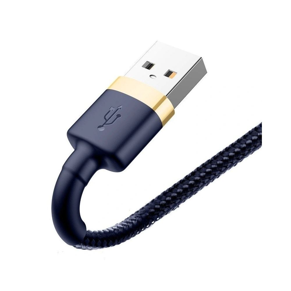 Hurtownia GSM - Kabel USB Lightning Baseus Cafule 1.5A 2m (złoto-granatowy) - BSU649GLDBLU - {ean13} - Hurt