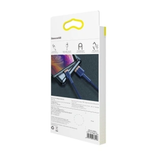 Hurtownia GSM - Kabel USB Lightning Baseus Cafule 1.5A 2m (złoto-granatowy) - BSU649GLDBLU - {ean13} - Hurt