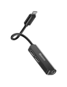 Adapter Audio Baseus L52 Lightning do Mini Jack 3.5mm i 2x Lightning (czarny)