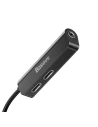Hurtownia GSM - Adapter Audio Baseus L52 Lightning do Mini Jack 3.5mm i 2x Lightning (czarny) - BSU650BLK - {ean13} - Hurt