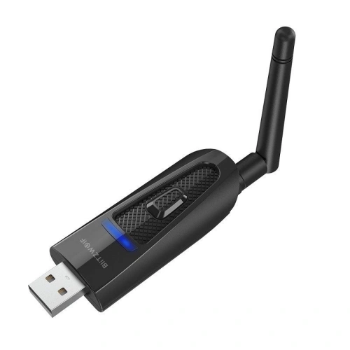 Transmiter Bluetooth 5.0 BlitzWolf BW-BR1 Pro, USB + mini jack 3,5mm