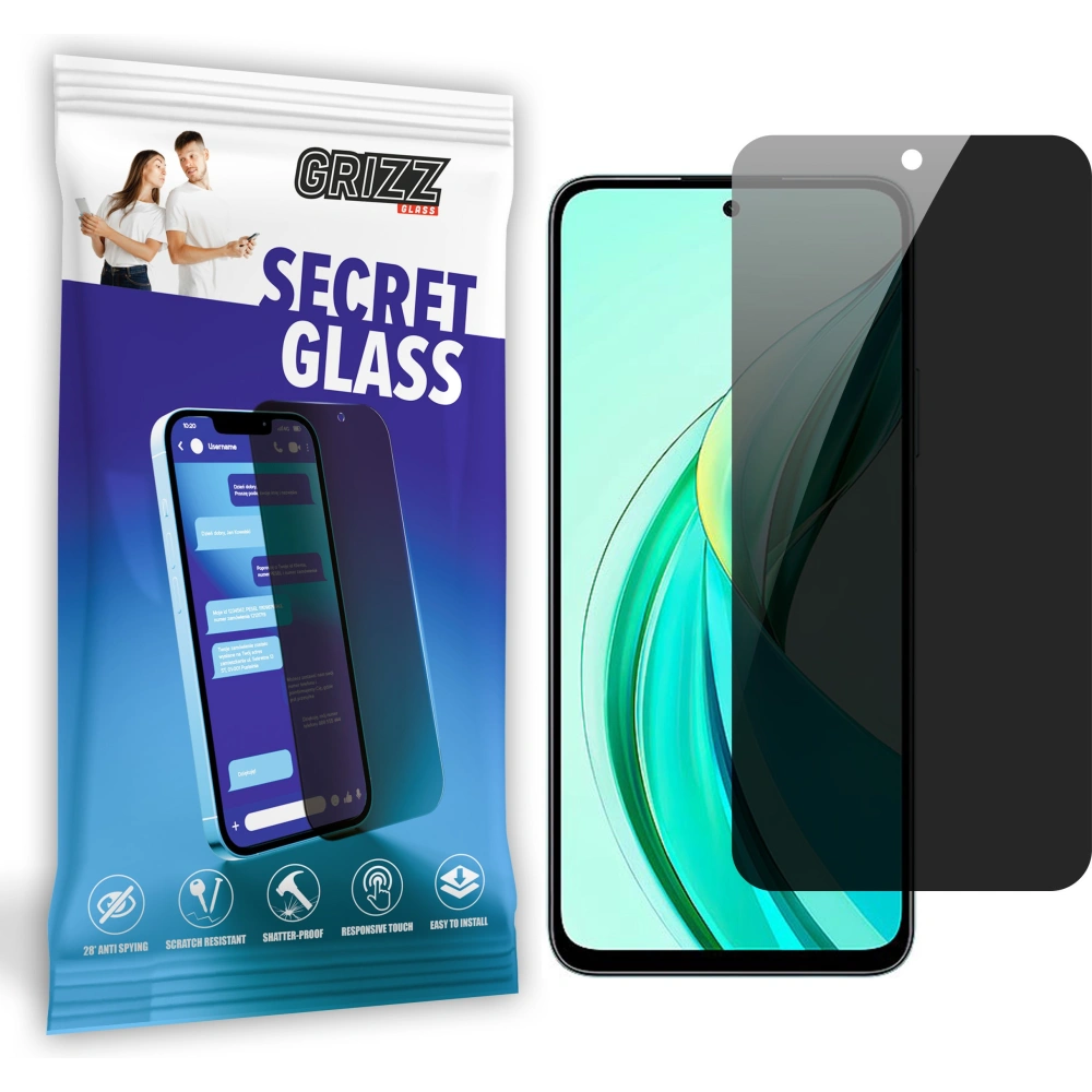 Hurtownia GSM - Pénzügyi üveg GrizzGlass SecretGlass a Honor 90 Smarthoz - GRZ9300 - {ean13} - Hurt